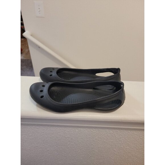 CROCS Shoes - Crocs Kadee Ballerina Flats Black Size 10 Women